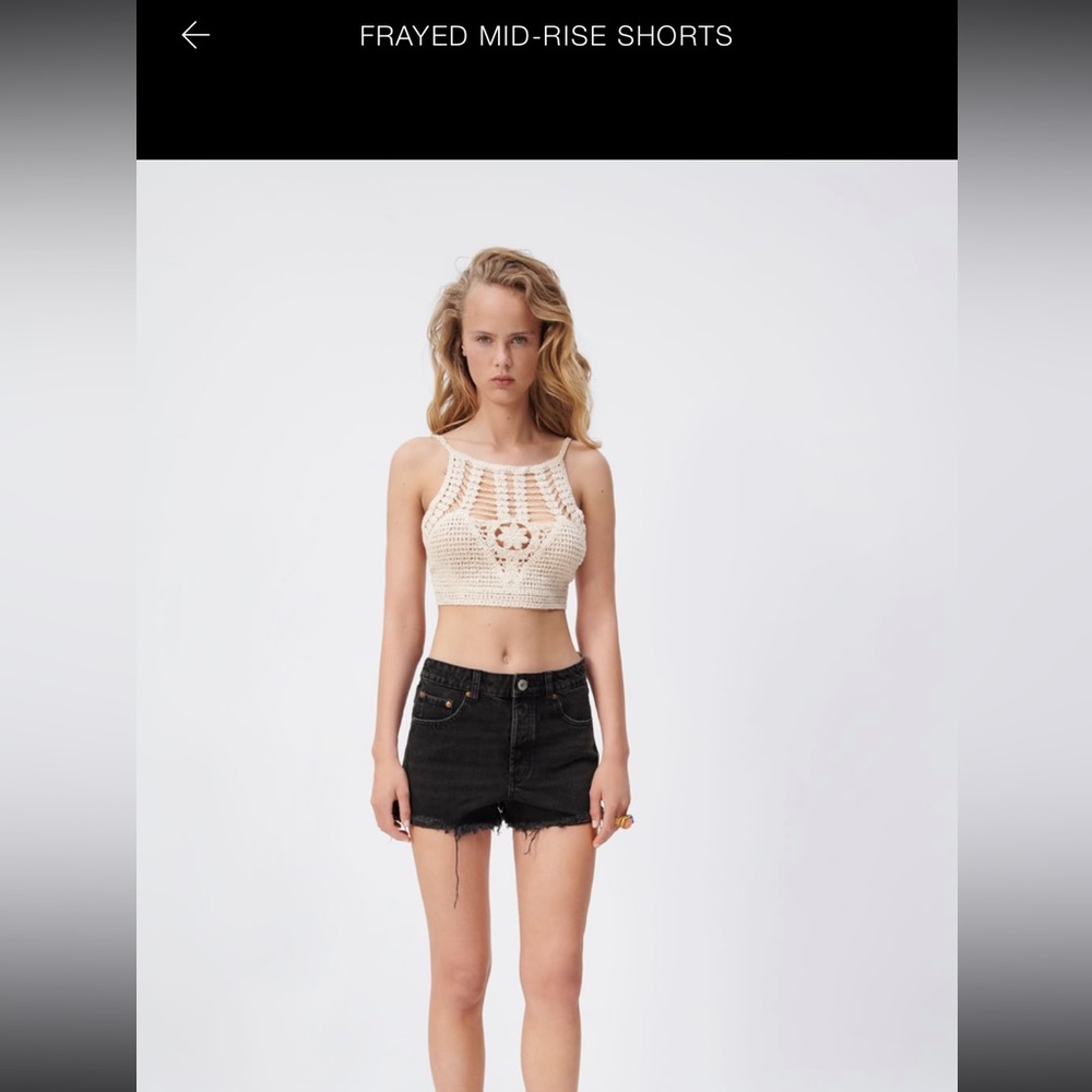 Zara Shorts high rise